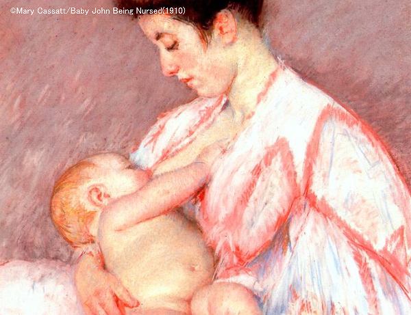 Mary Cassatt/Baby John Being Nursed(1910)