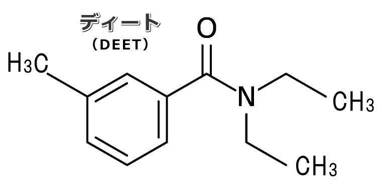 ディートの分子構造