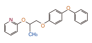 ピリプロキシフェンの分子構造