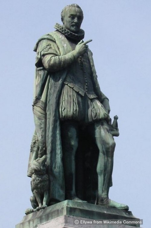 オランダ・南ホラント州のデン・ハーグに建立されたウィレム1世の記念碑