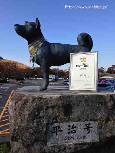 生前「山のガイド犬」として登山者の命を守り続けてきた「平治」