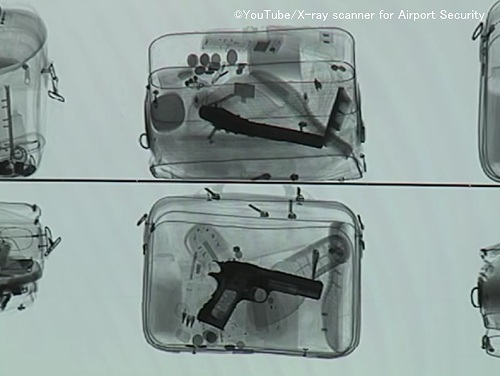 空港における手荷物のエックス線検査