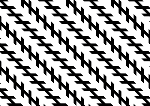 ツェルナー錯視（Zollner illusion）