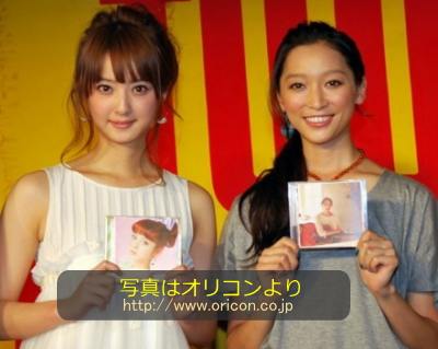 モデルで女優の杏(26)と佐々木希(24)