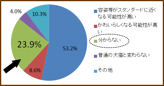 血統書つきの犬や猫を購入する人の内、チャンピオンという言葉の意味しているものをしっかりと理解していない人が、1/4程度もいる。