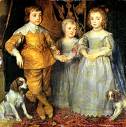 チャールズII世の子供たちと犬
